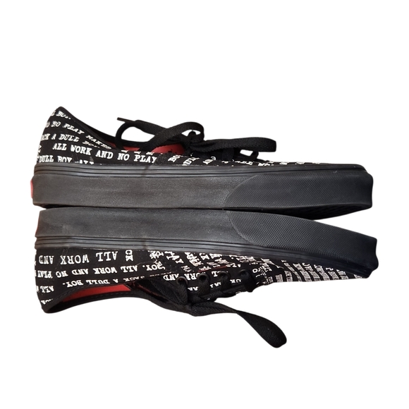 Vans House of Terror Authentic The Shining Dull Boy Limited Black Shoes NEW - Picture 10 of 11